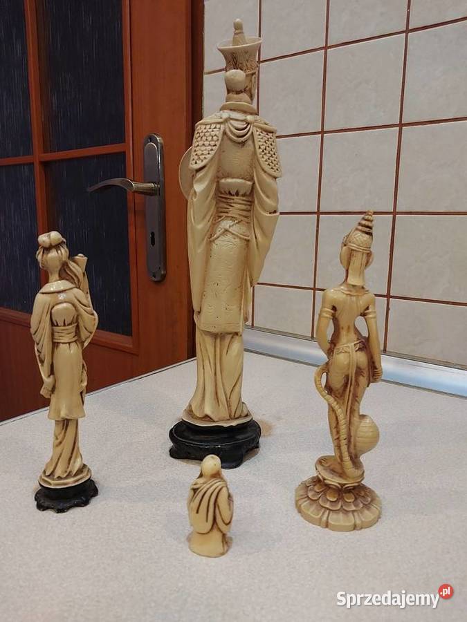 Figurki z alabastru beżowy Wyposażenie wnętrz Baby Górne