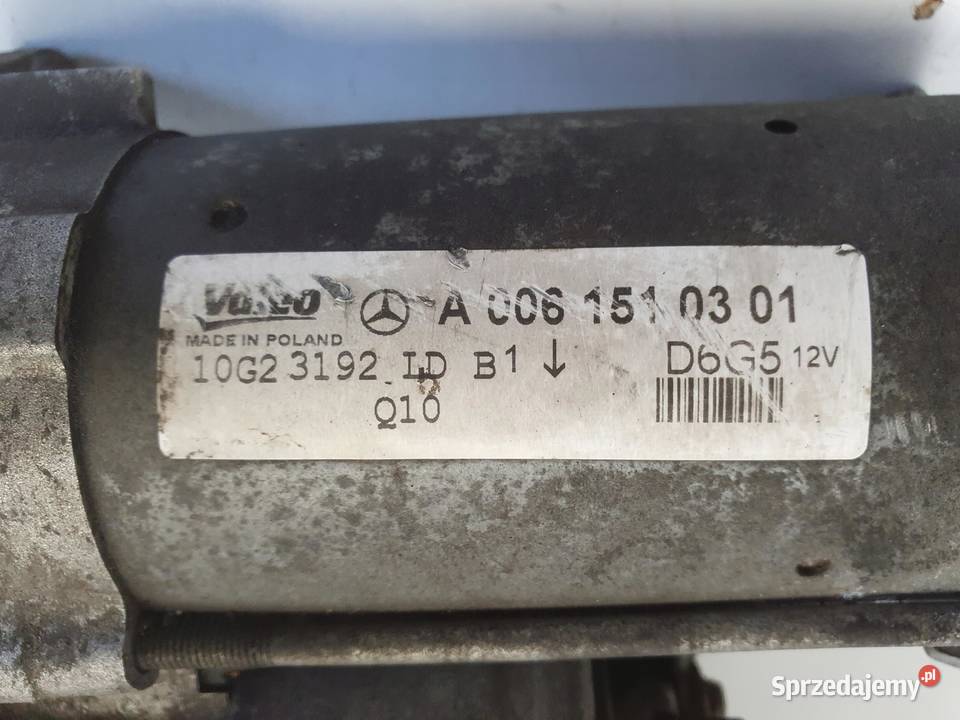ROZRUSZNIK Mercedes W169 W245 20 T turbo Układ elektryczny silnika lubelskie