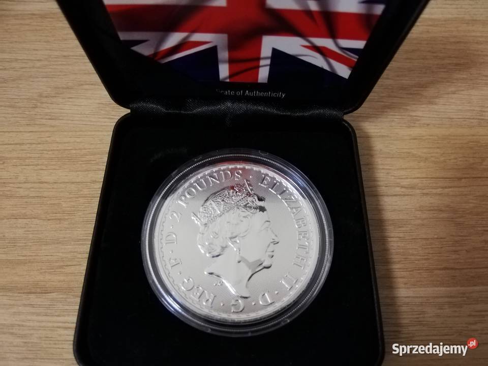 Moneta Brytania PATRIOTIC FLAG UK 2014 100