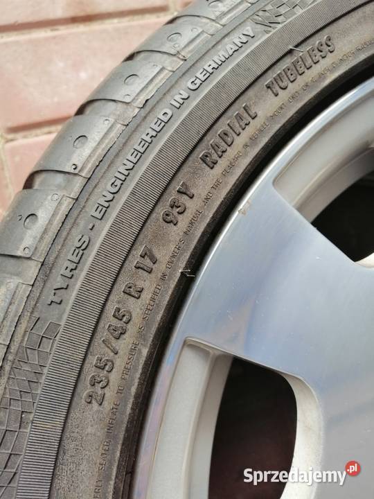 Koło Aluminiowe 5x112 R 17 Polerowane Zapas Audi Bierawa