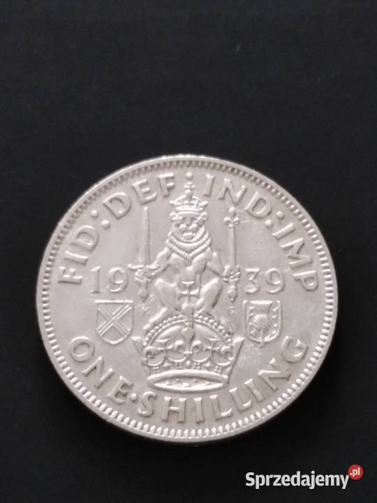 Moneta 1 szyling Wielka Brytania Żary