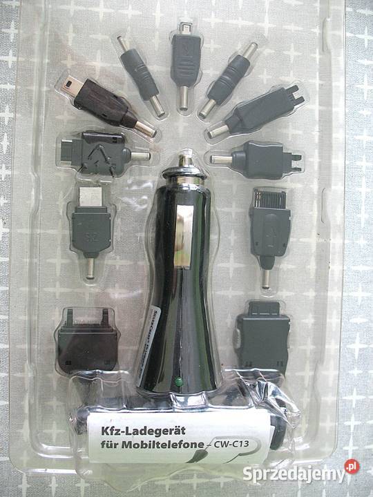 Ładowarka samochodowa do telefonu z różnymi Siedlce sprzedam