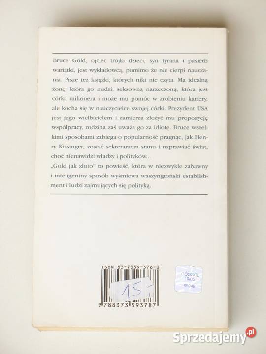 Gold złoto Joseph Heller miękka Kraków