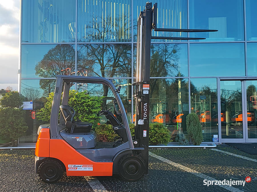 Wózek widłowy Toyota 028FDF15 15 t duplex 3 m Kęty