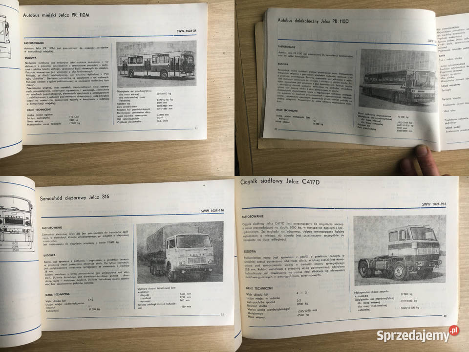 Samochody Jelcz Katalog SWW102 Program Produkcji Antyki, Sztuka, Kolekcje wielkopolskie Łęczyca