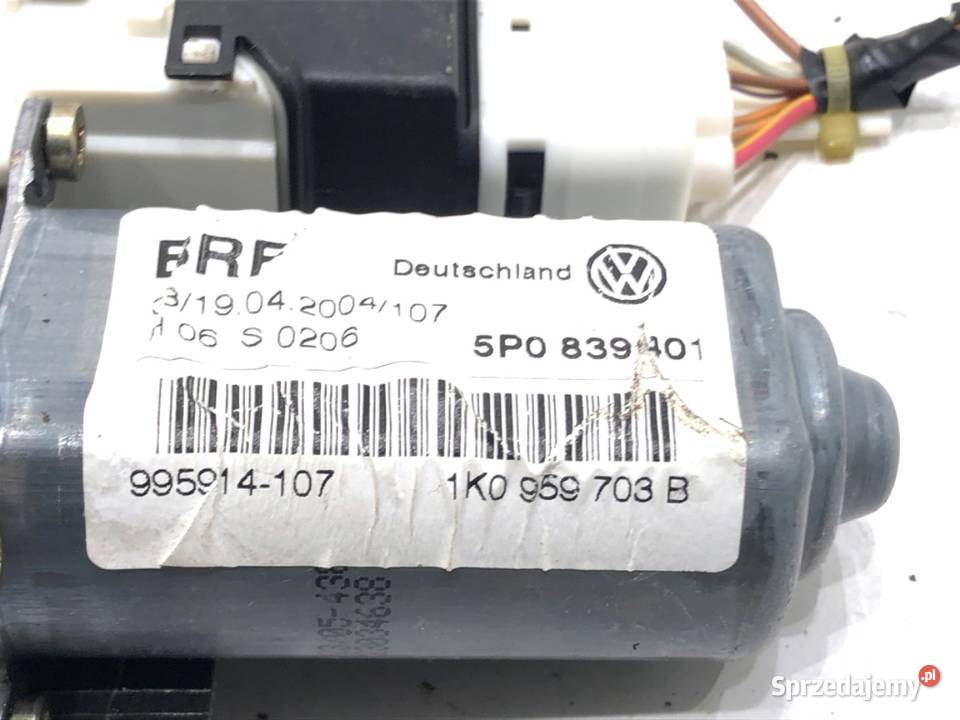 PODNOŚNIK SZYBY LEWY TYŁ SEAT ALTEA 5P0839401