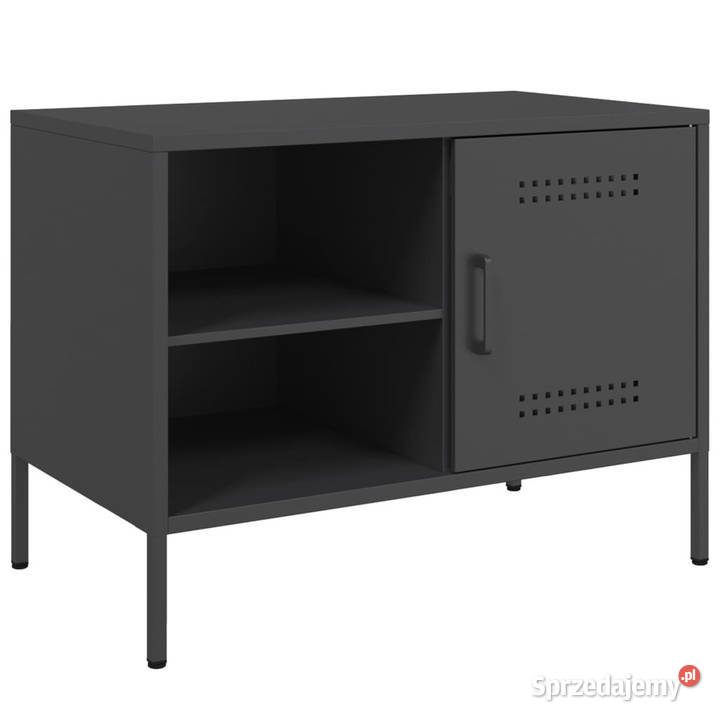 Szafki pod telewizor 2 czarne 68x39x505 stalowe mazowieckie Warszawa