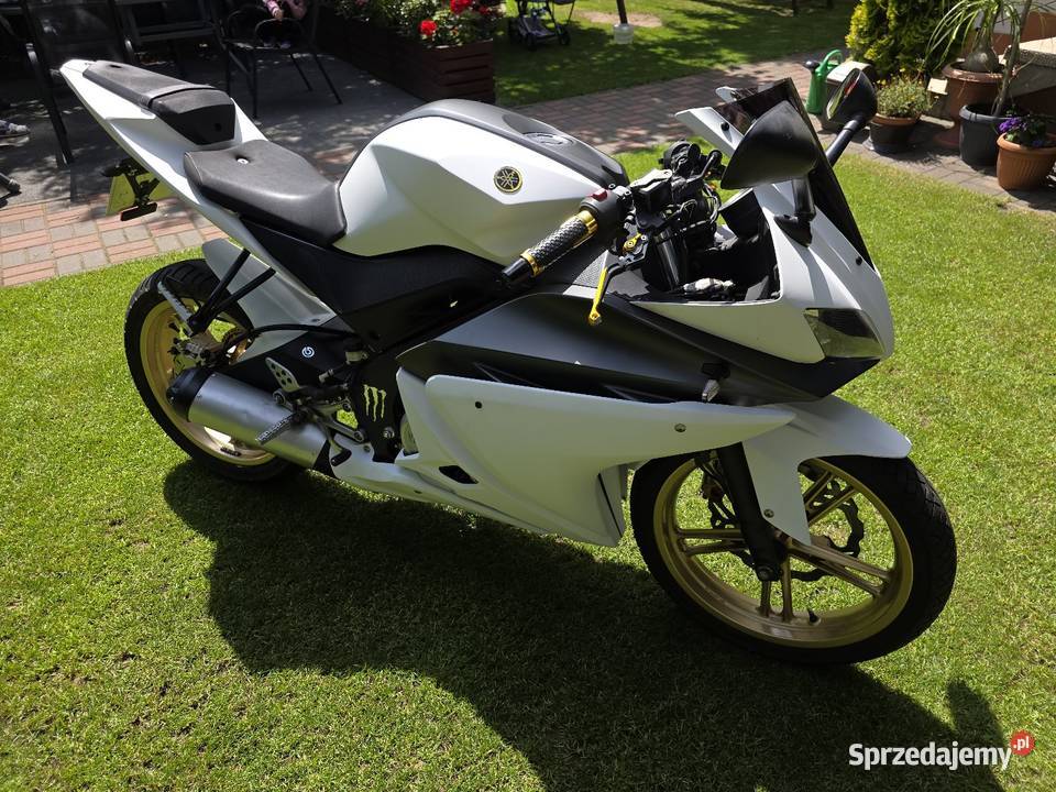 Yamaha Yzf r125 2013r R125 biały Poznań sprzedam