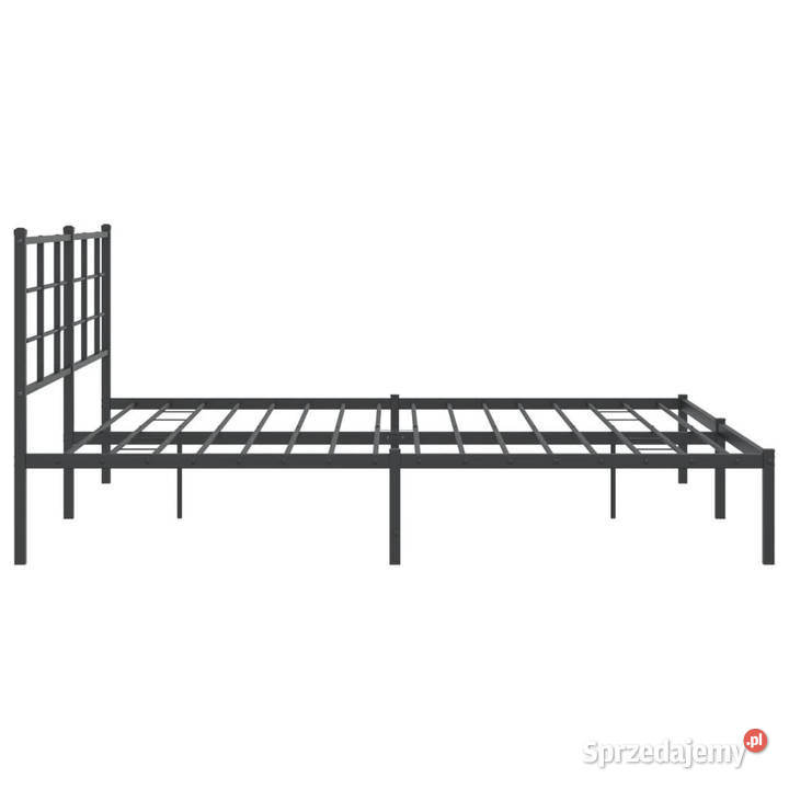 Łóżko Metalowe Czarne Rama Łóżka Ze Stelażem 219cm mazowieckie sprzedam