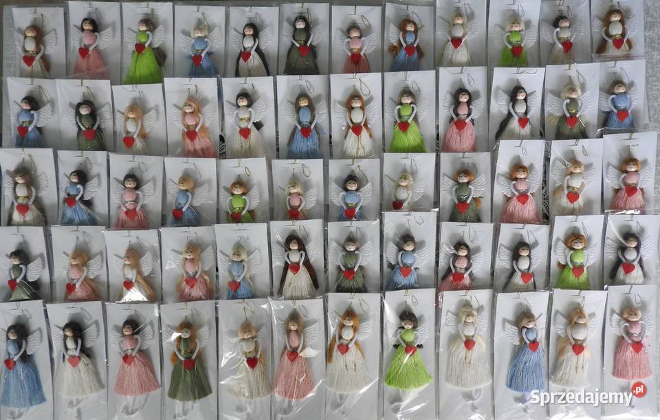 Aniołek zawieszka dekoracja handmade śląskie Bytom