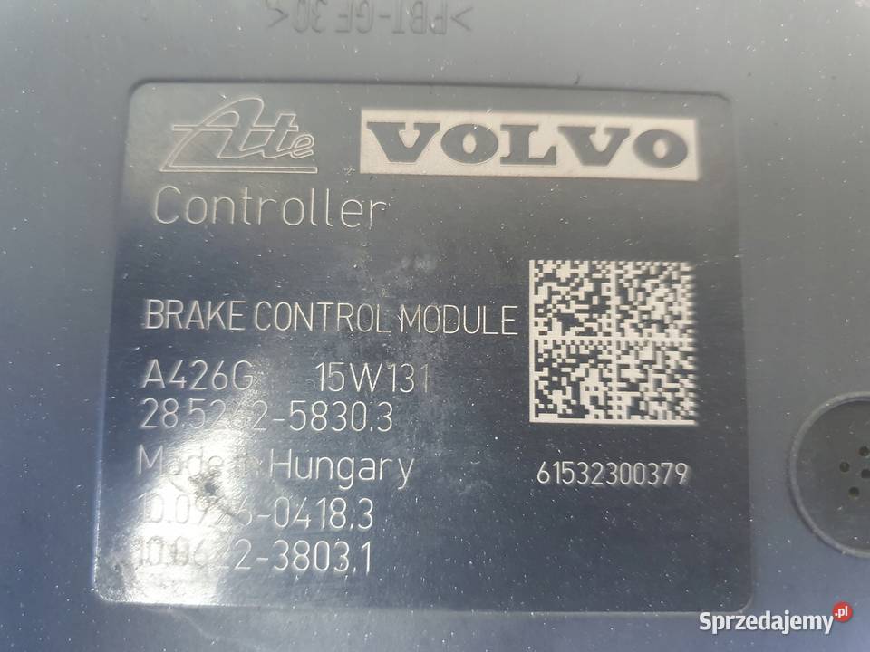Volvo S60 II XC60 POMPA ABS hamulowa Sterownik Części samochodowe
