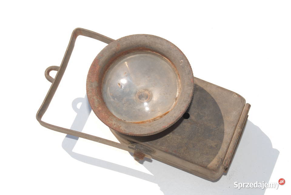 Stara lampa lampka górnicza antyk unikat Cieszyn