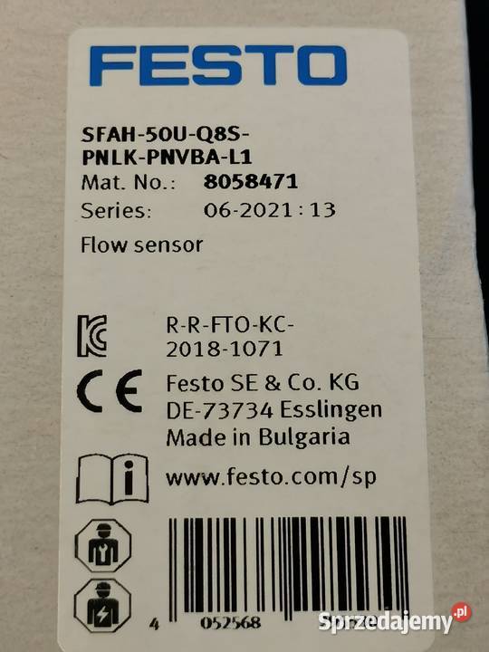 Czujnik przepływu FESTO dolnośląskie Wrocław