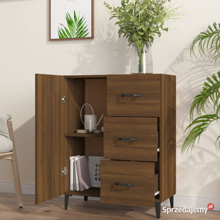 Szafka brązowy dąb 695x34x90 materiał Warszawa