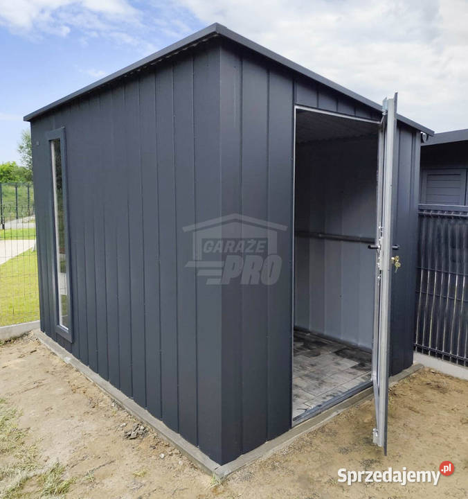Schowek domek ogrodowy 3x2m drzwi okno dach Piła
