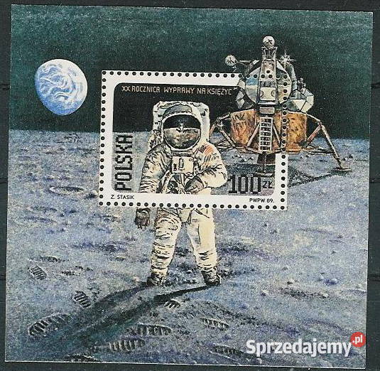 blok 95 B 20 rocz lądowania na Księżycu Bystra