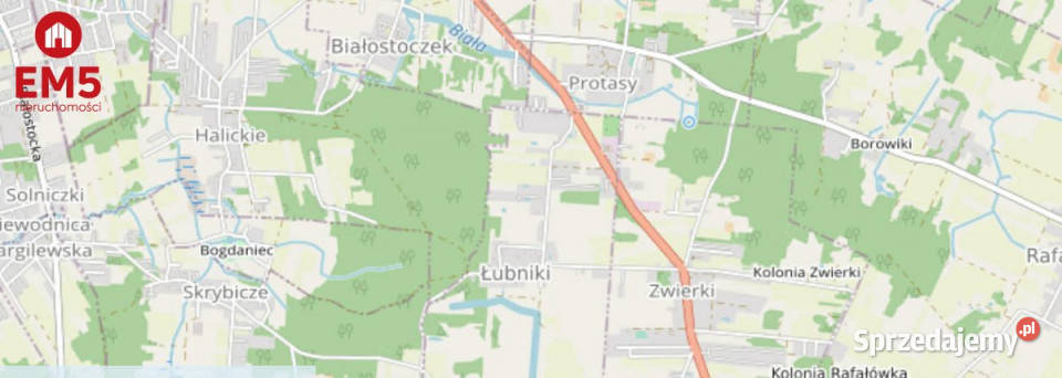 sprzedaży gruntu 6000m2 Skrybicze