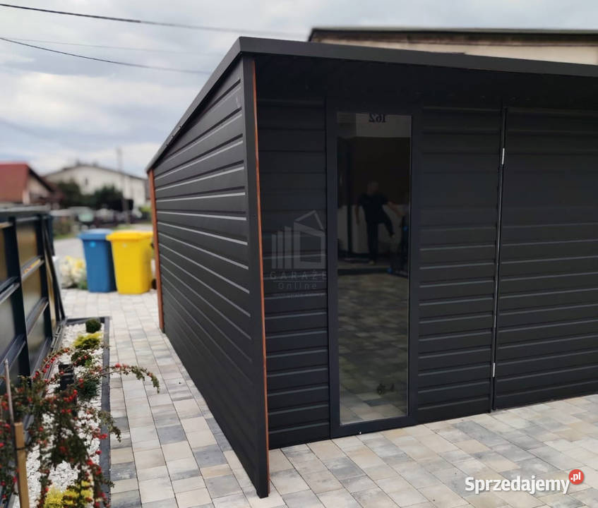 Schowek domek ogrodowy PREMIUM 5x4m drzwi okno