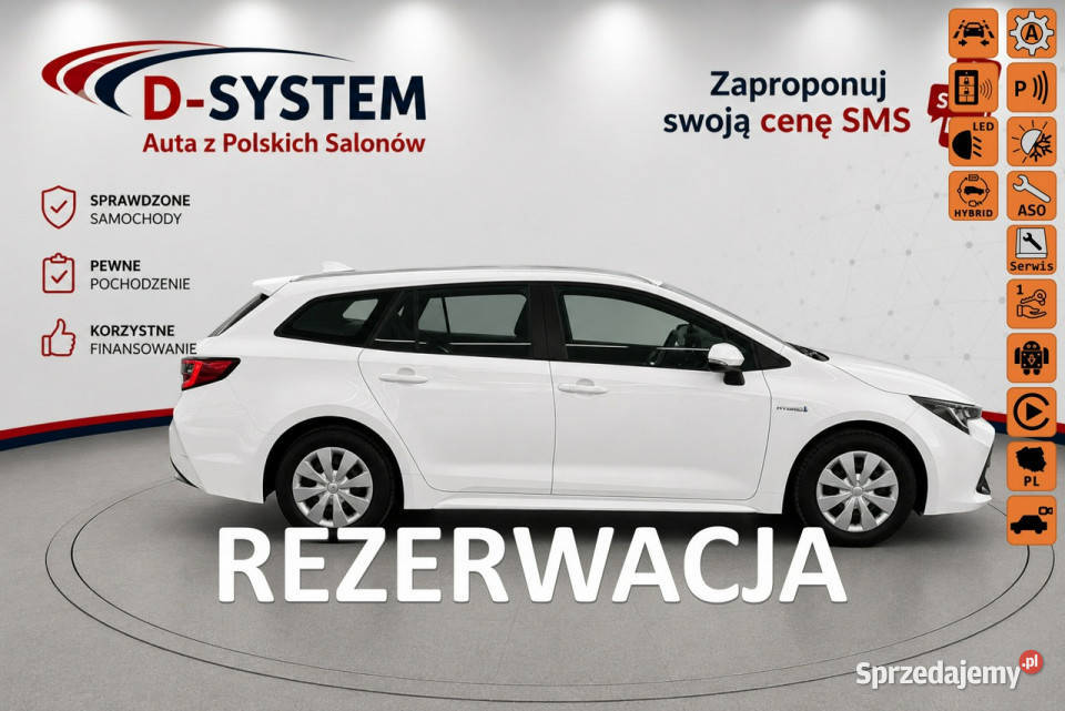 Toyota Corolla 21r Salon Polska HYBRID Gwaran czujnik parkowania Białystok
