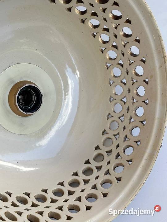 Lampa wisząca ceramiczna West Germany lata 60 Zielona Góra