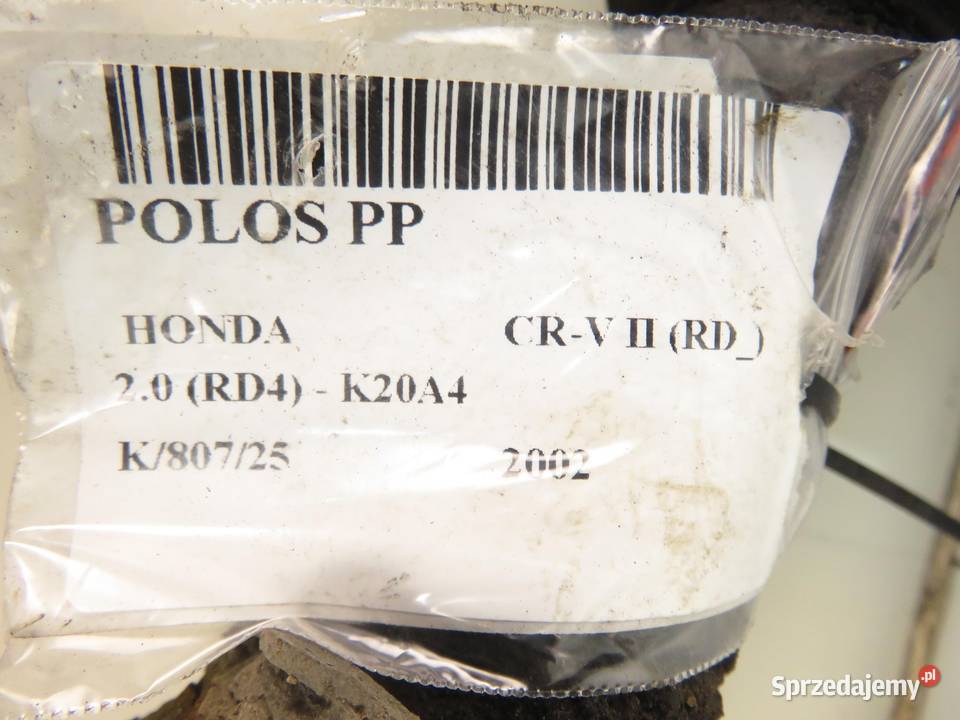 PÓŁOŚ PRAWA HONDA CRV II 20
