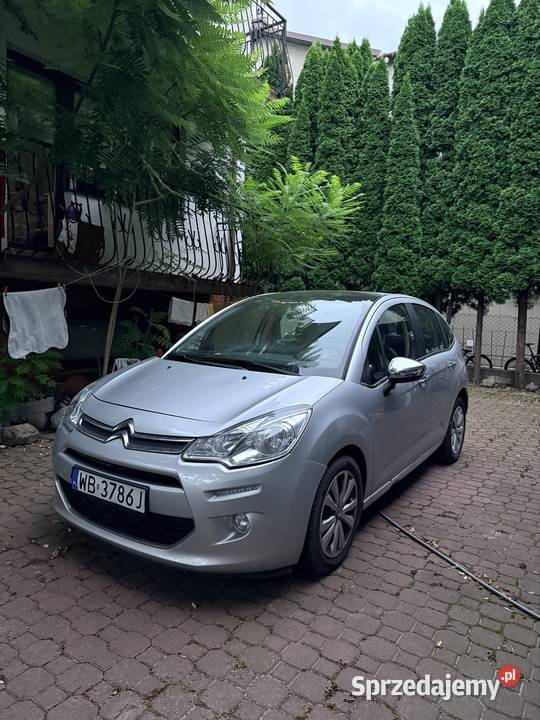 Citroen c3 2014 bezwypadkowy srebrny Warszawa