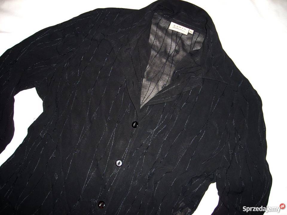 Woman Collection Elegancka czarna Koszula Tunika Nowy Sącz