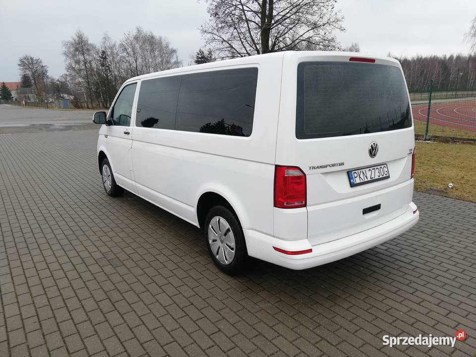 VW Transporter T6 9osobowy LONG 20diesel 2016 84KM wielkopolskie