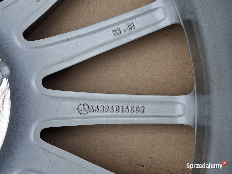 MERCEDES VITO VIANO W639 FELGA ALUFELGA 19 5X112 Bieleń