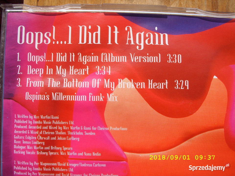 POP CD BRITNEY SPRARS5 SINGLI CD Wołów