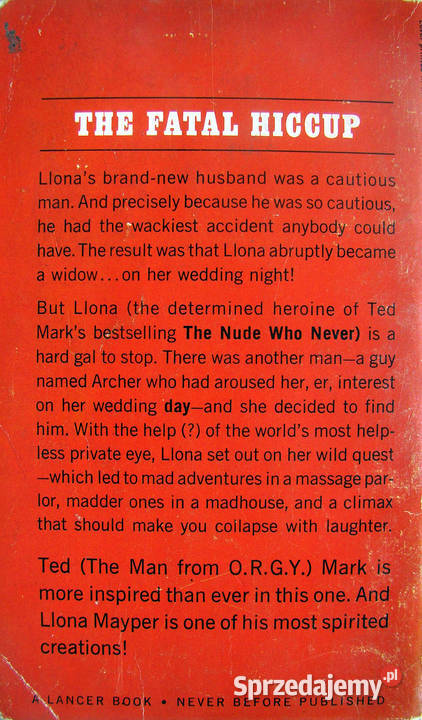 The Nude Wore Black Ted Mark Limanowa