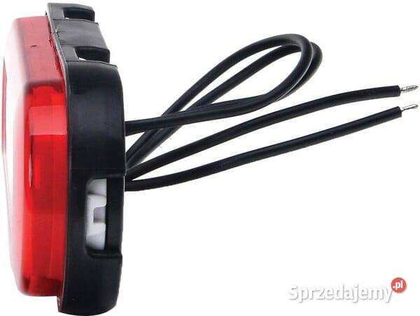 Lampa obrysowa LED prostokątna 1224V 124x49x20 Kamionna
