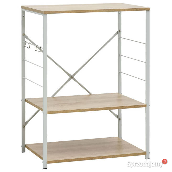Szafka na mikrofalówkę białodębowa 60x396x795 Warszawa