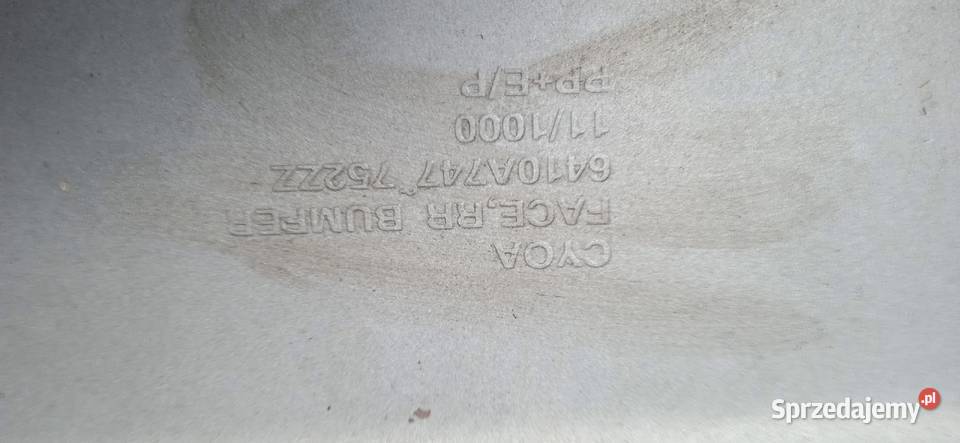 Zderzak tylny tył Mitsubishi Lancer X sedan 2010 Józefów