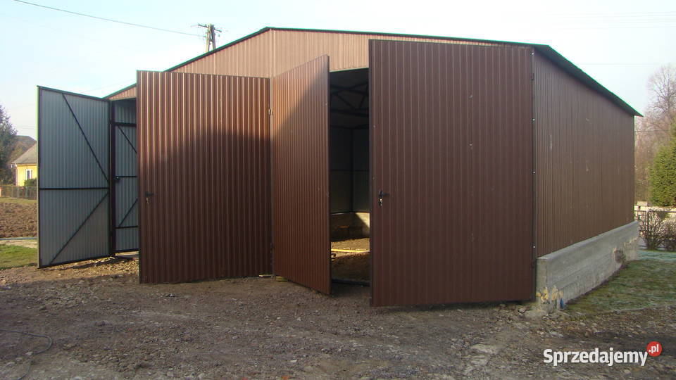 GrzywStal Garaż Blaszany 8x65 Wiata Hala Magazyn sprzedam