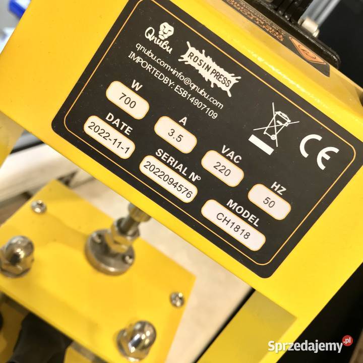 QNUBU Kompact 20 Prasa manualna 600 podgrzewana Warszawa