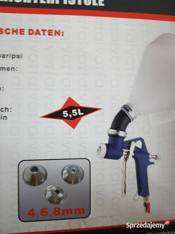 PISTOLET DO TYNKOWANIA MALOWANIA ŚCIAN wielkopolskie Głogowa sprzedam