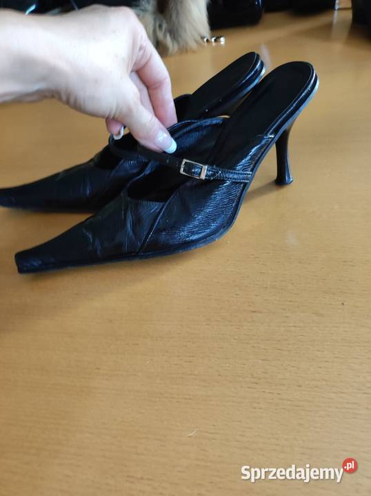 eleganckie sandały szpilki półbuty vintage retro Kielce
