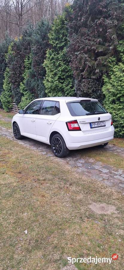 Skoda Fabia 2017 65 wyposażenie niski przebieg 65500km wielkopolskie Piła