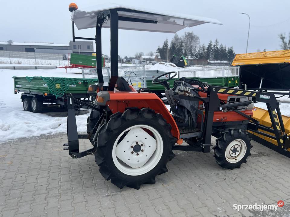 Mini Traktorek KUBOTA GL23 z TURem i łyżką pług mazowieckie Trojanów