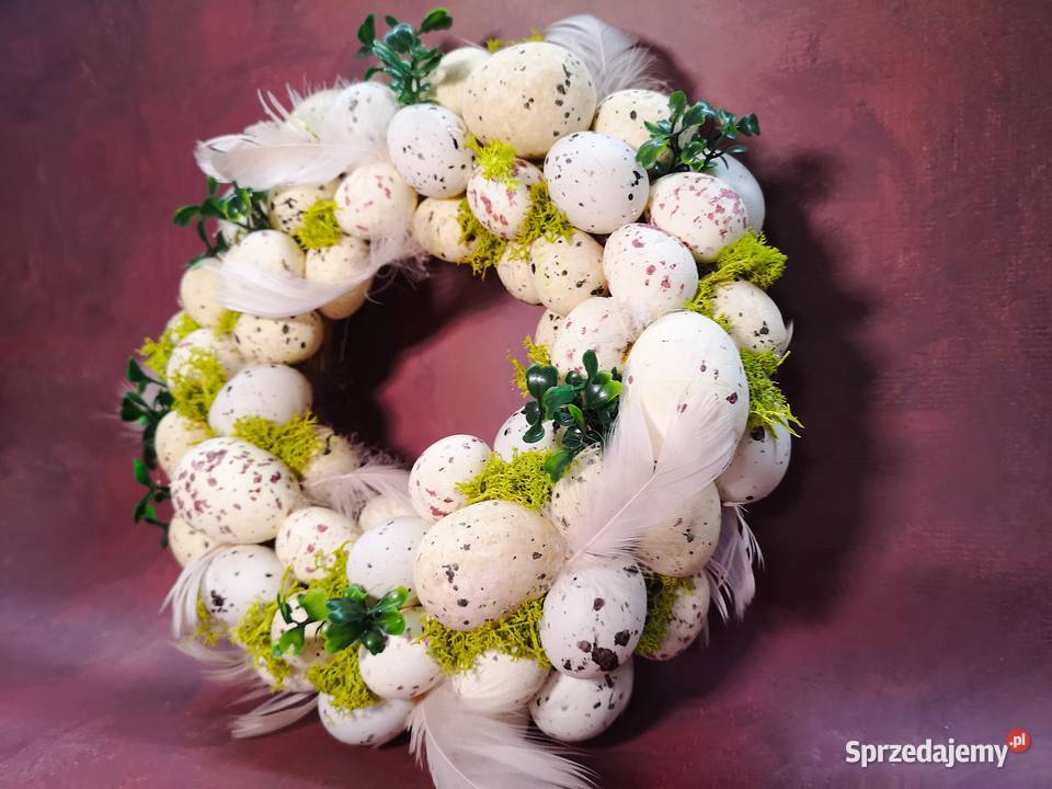 Stroik wielkanocny z jajek Kielce