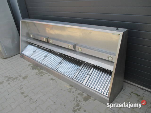 OKAP GASTRONOMICZNY SKOŚNY Z FILTRAMI 27510045 Ostrów Wielkopolski