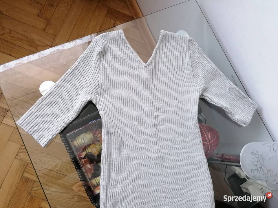 DAMSKA SZARA BLUZKAWOCHO RUNIWERSALNY szary/srebrny Bluzki i koszule łódzkie sprzedam