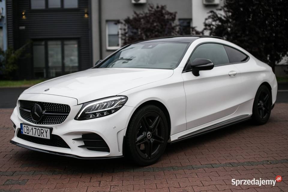 Mercedes Cklasa Coup bezwypadkowy i serwisowany światła LED Motoryzacja Bydgoszcz sprzedam