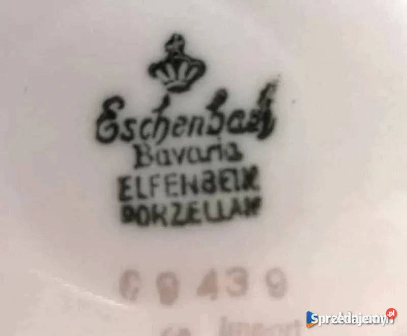 Filiżanka z talerzykiem Eschenbach Bavaria Gdańsk