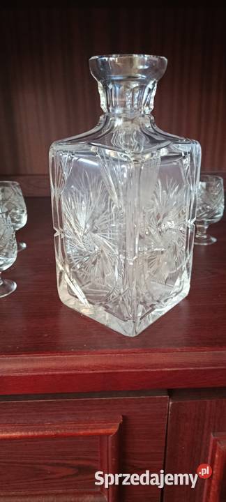 Karafkakieliszki kryształowa wys30 kwadrat o Wrocław