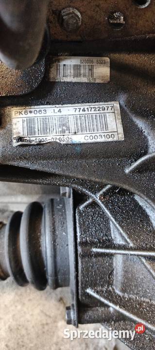 Skrzynia manualna Espace 20 Turbo PK6063 lubelskie Hrubieszów