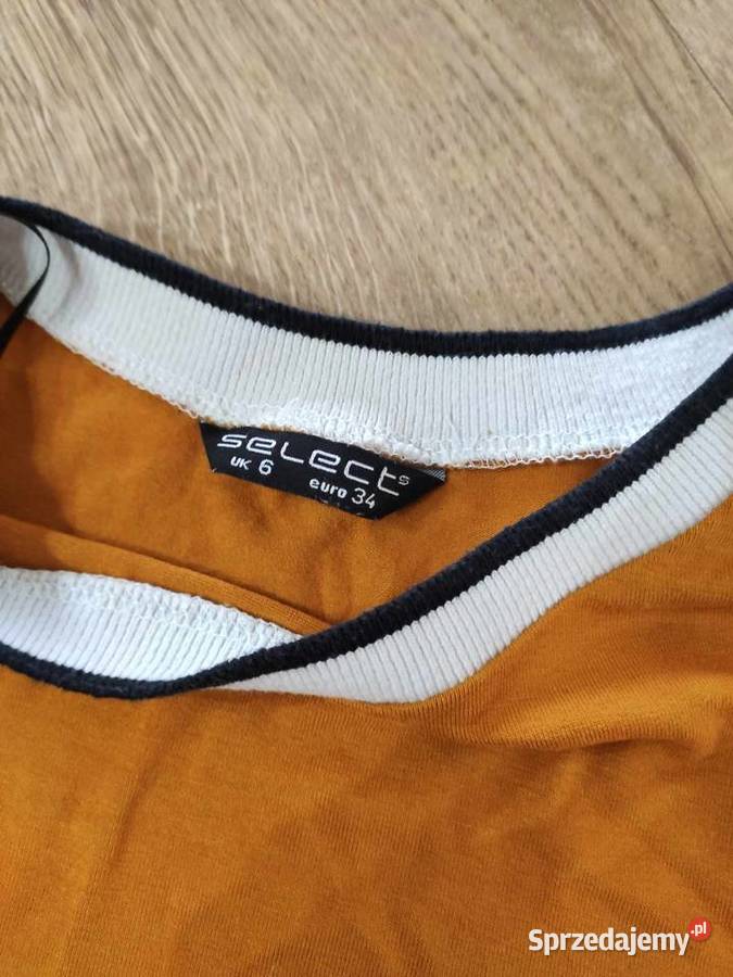 Tshirt Select w kolorze musztardowym Topy i koszulki Hajnówka