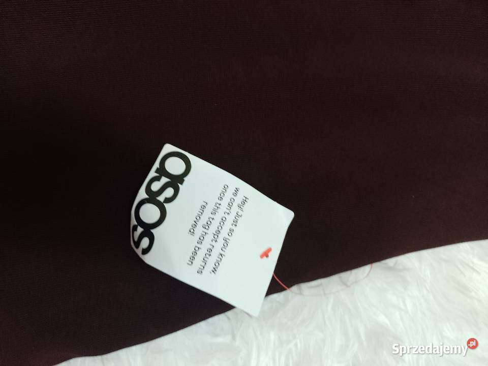 4042 ASOS Brązowa kamizelka ołówkowa z Londynu Rozmiar 40(L) sprzedam