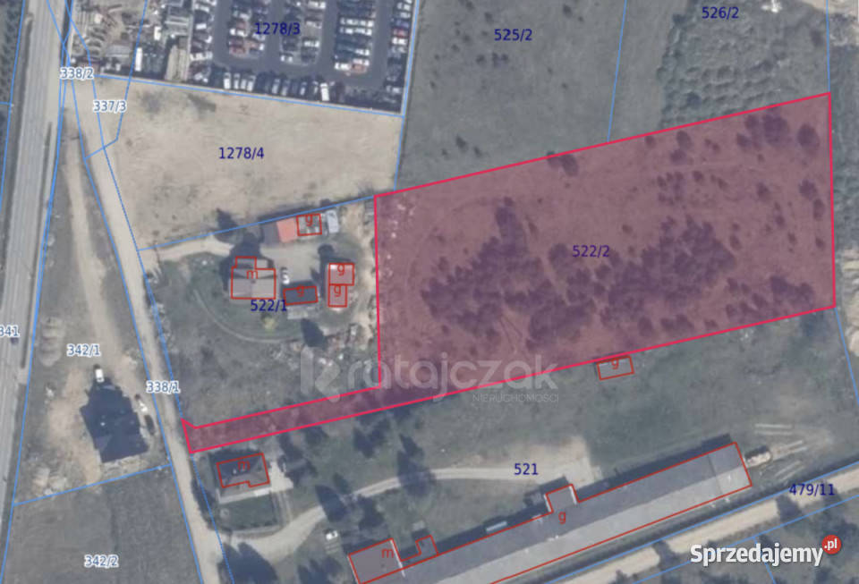 Ogłoszenie grunt Chwaszczyno 7407m2